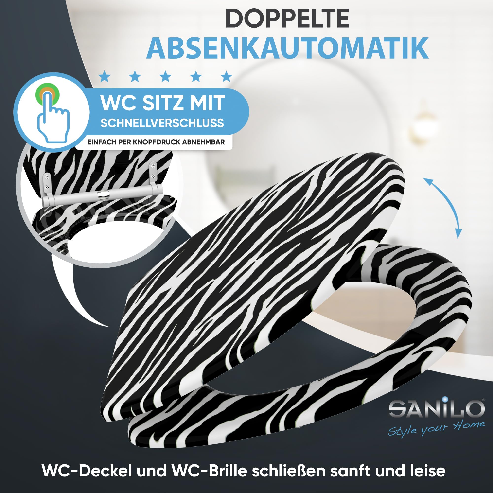 sanilo-wc-sitz-zebra-mit-absenkautomatik-und-quick-release-holz-toilettensitz image 3