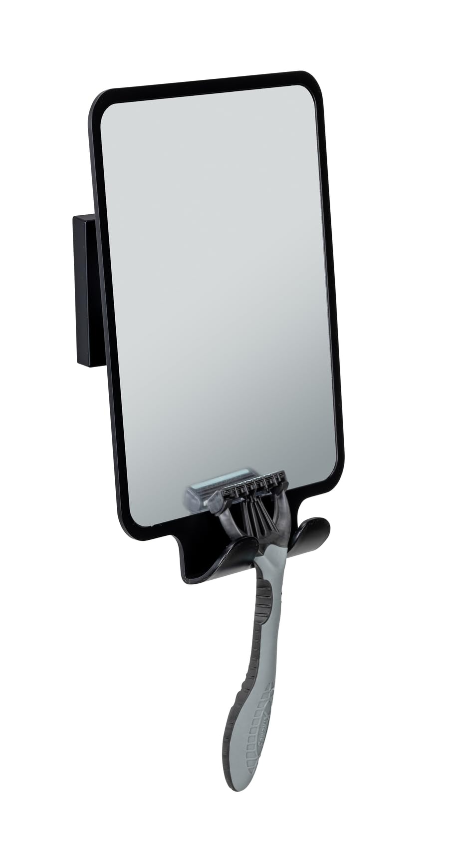 wenko-vacuum-loc-antibeschlagspiegel-quadro-wandspiegel-14-x-19-5-x-8-cm-schwarz image 8