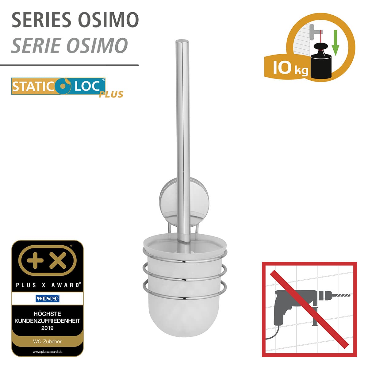 wenko-static-loc-plus-wc-garnitur-osimo-10x37x11-cm-wc-b-rstenhalter-ohne-bohren image 2