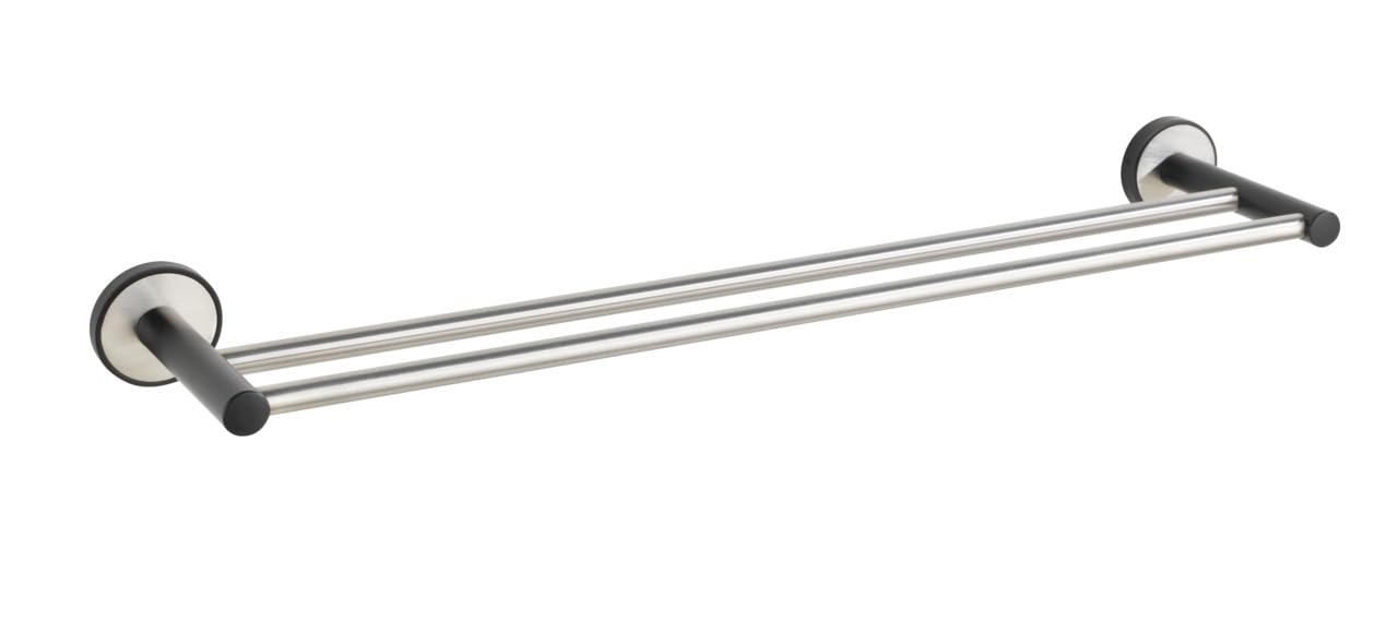 wenko-uv-loc-udine-badetuchstange-duo-61-x-5-x-11-5-cm-edelstahl-geb-rstet-schwa image 1