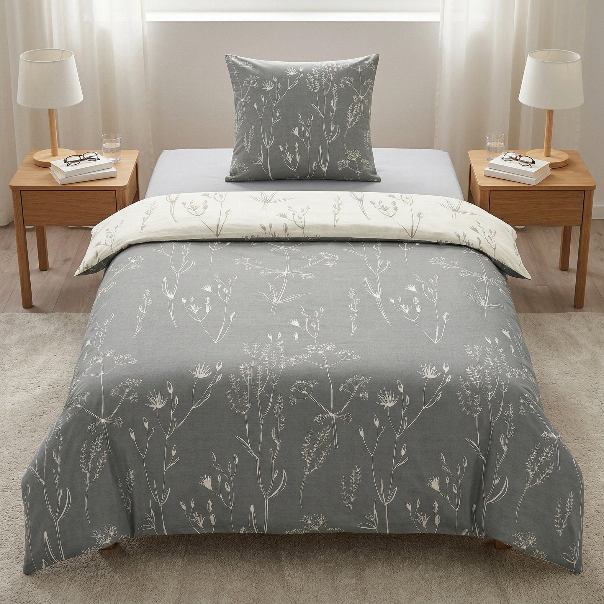 kleine-wolke-bettw-sche-satin-savannah-grau-155-x-220-cm-80-x-80-cm image 6