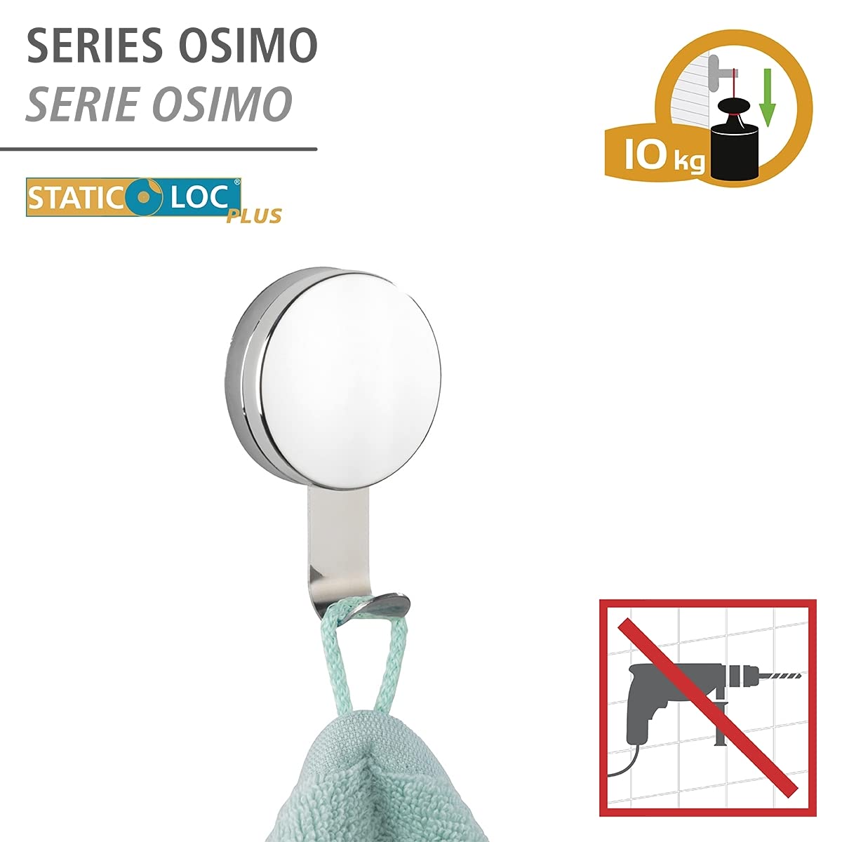 wenko-static-loc-plus-wandhaken-osimo-stahl-2er-set-6x10x3-5-cm image 2
