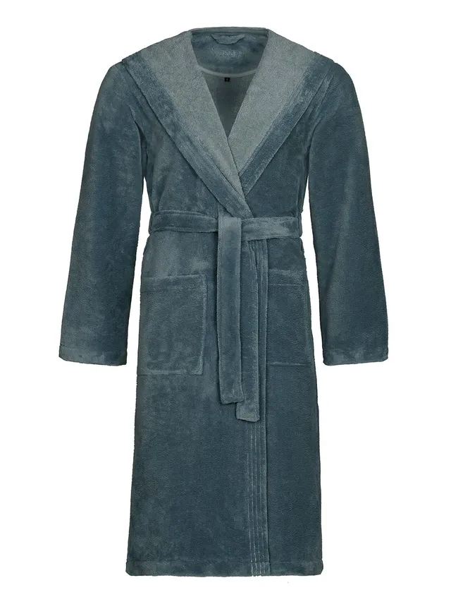 vossen-lynn-unisex-bademantel-mit-kapuze-microfaser-290-g-m-cadet-blue-gr-e-s image 1