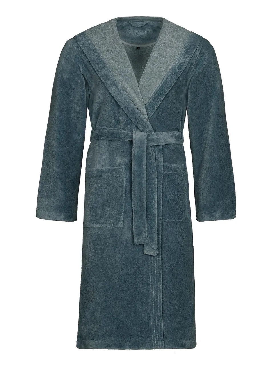 vossen-lynn-unisex-bademantel-mit-kapuze-microfaser-290-g-m-cadet-blue-gr-e-s image 1