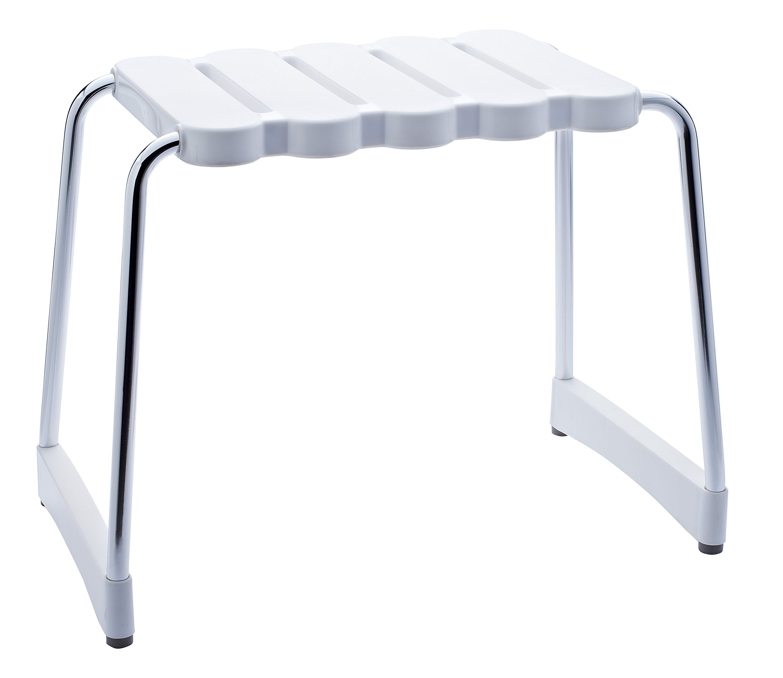 ridder-assistent-bad-hocker-wei-mit-poliertem-gestell-150-kg image 1