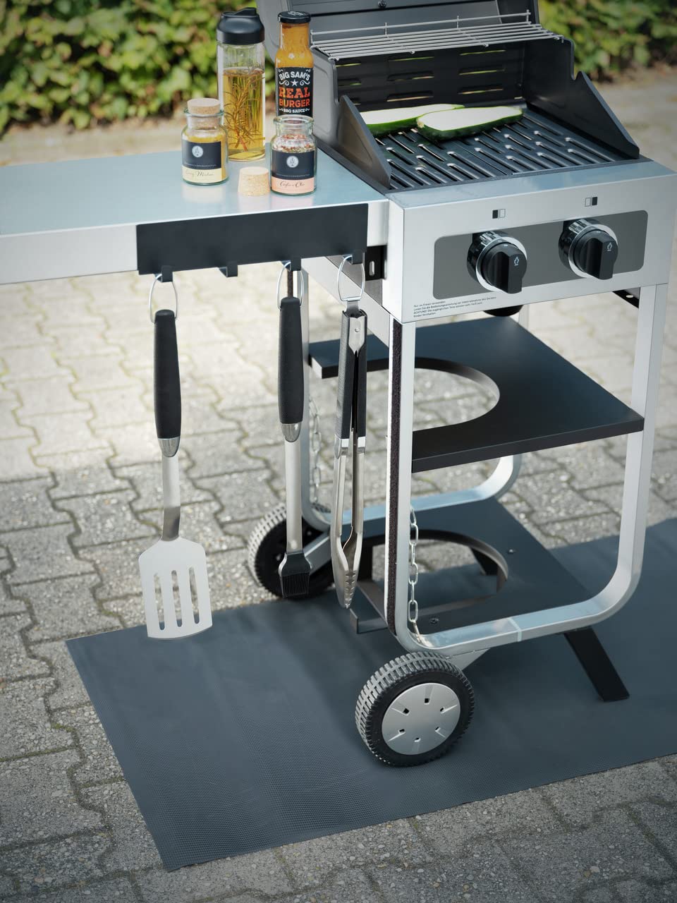 wenko-black-outdoor-kitchen-spritzschutzmatte-120-x-60-cm-schwarz image 8