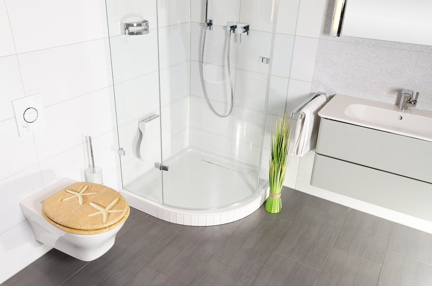 sanilo-wc-sitz-sea-stars-holz-mit-stabilen-scharnieren-universal image 6