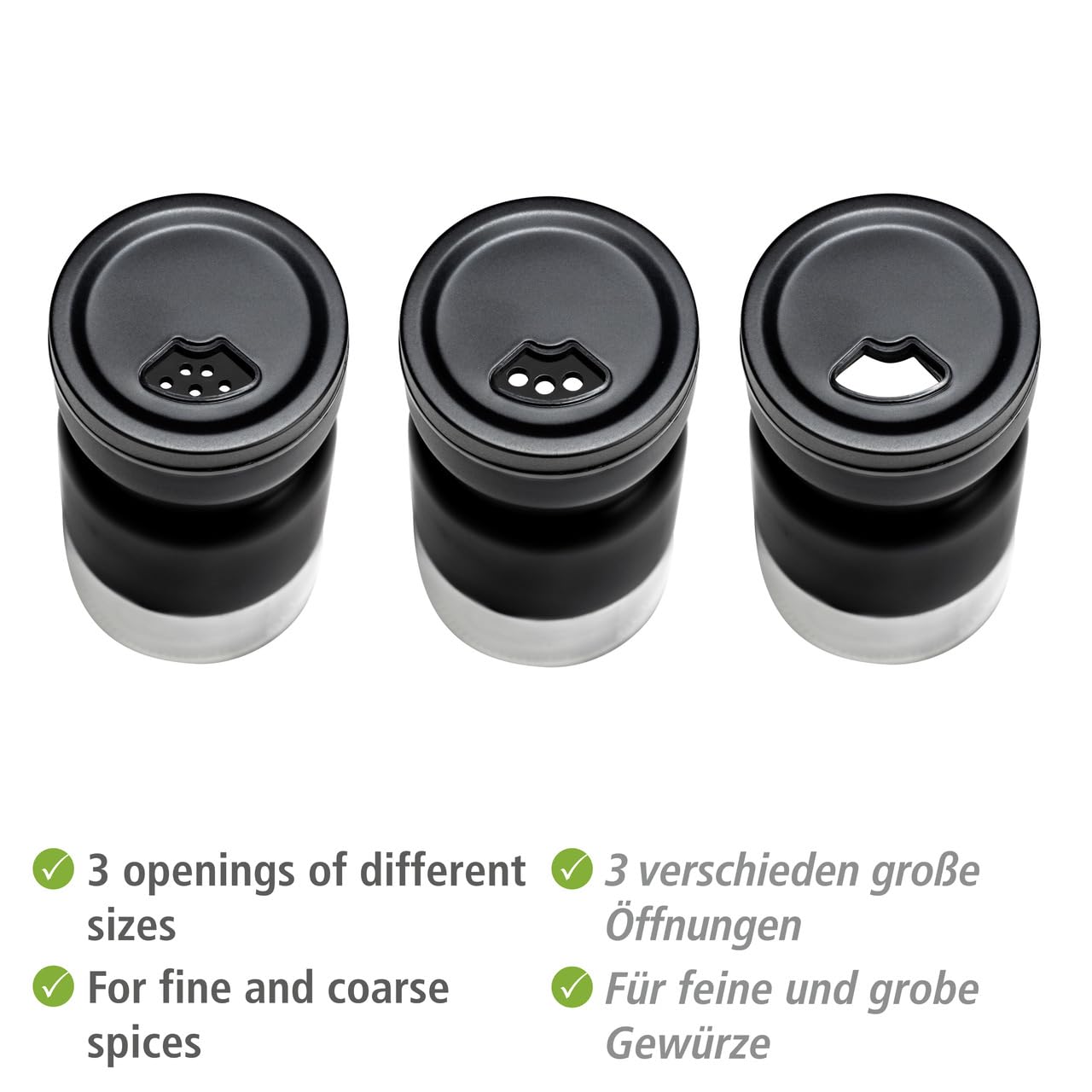 wenko-melli-menage-mit-gew-rzstreuer-3-teilig-2-streuer-halterung-transparent-sc image 5