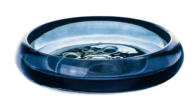 kleine-wolke-verro-seifenschale-navy-aus-glas image 1