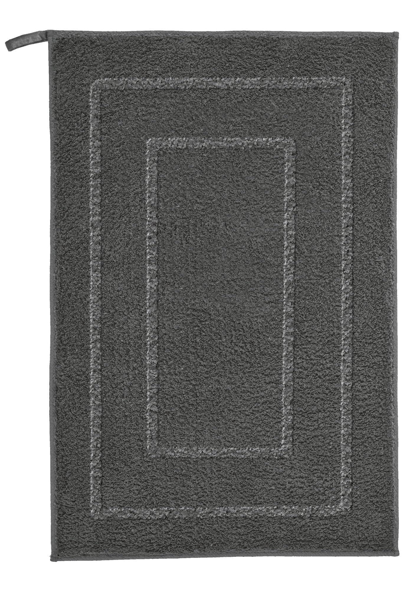 kleine-wolke-badteppich-nico-anthrazit-50-x-60-cm-polyester image 1