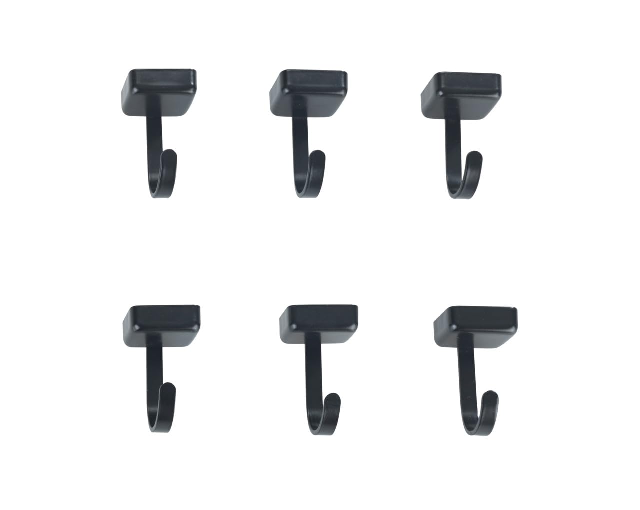 wenko-jet-magnethaken-6er-set-schwarz-2-2x3-9x2-3-cm image 1