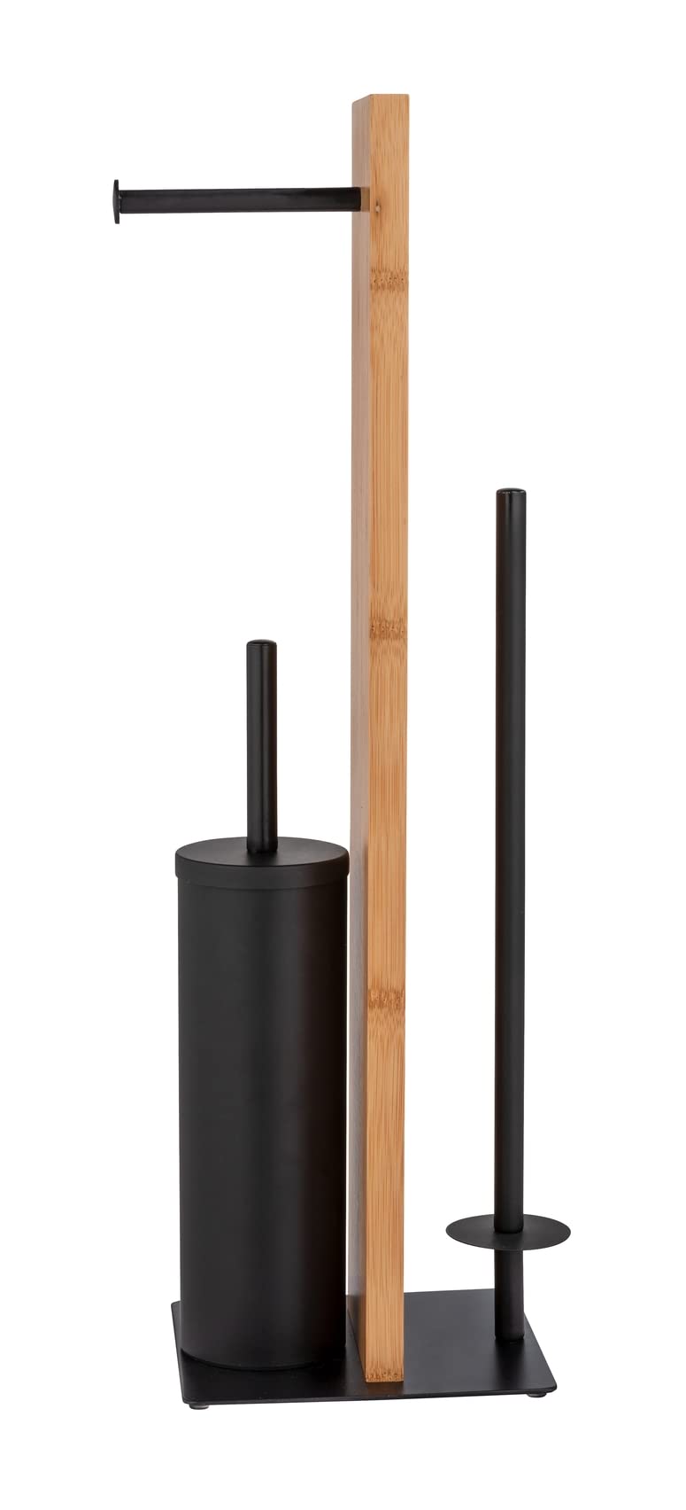 wenko-lesina-stand-wc-garnitur-3-in-1-aus-bambus-und-stahl-schwarz-18-x-69-x-18- image 3