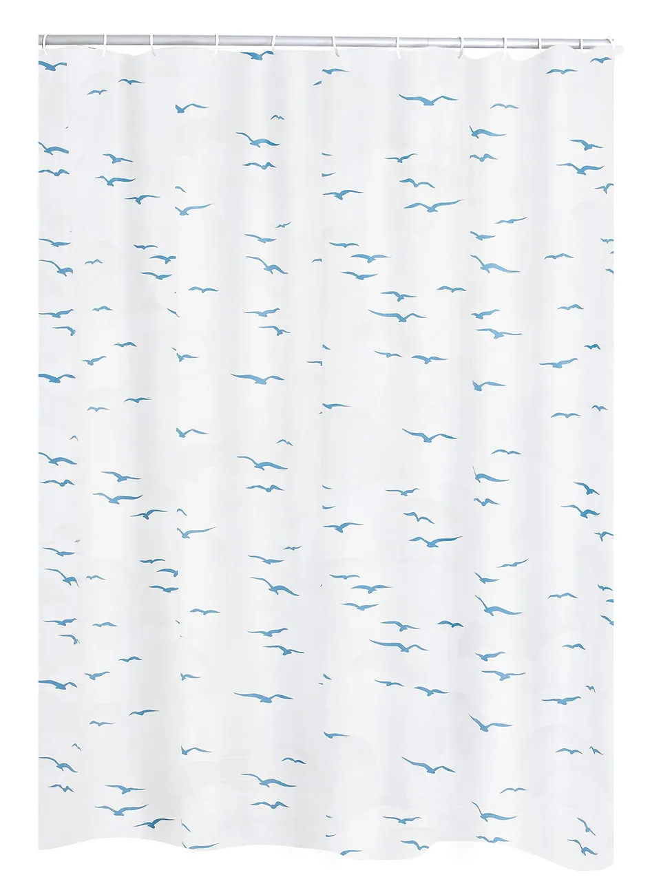 ridder-duschvorhang-sylt-blau-240x180-cm-aus-folie-inkl-ringe image 1