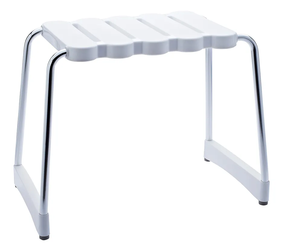 ridder-assistent-bad-hocker-wei-mit-poliertem-gestell-150-kg image 1