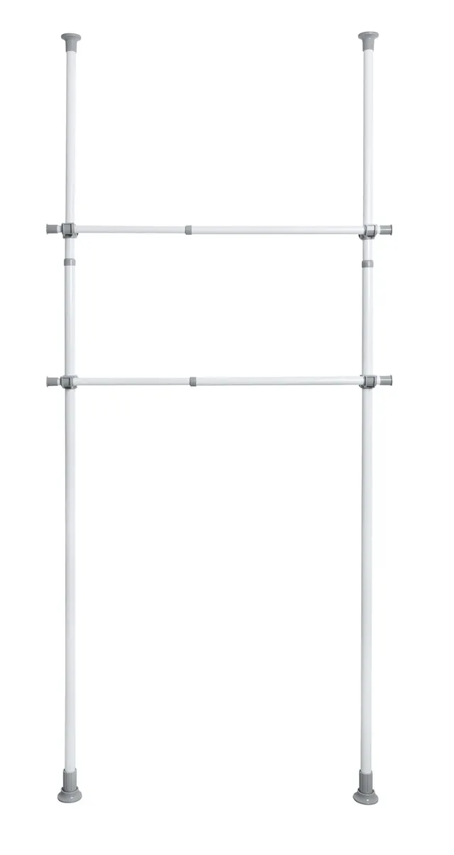 wenko-herkules-kleiderstange-2er-set-wei-75-120-cm-metall image 1