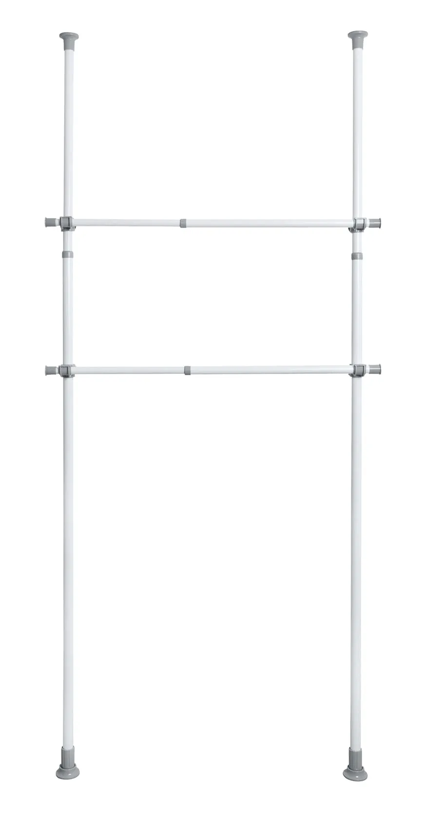 wenko-herkules-kleiderstange-2er-set-wei-75-120-cm-metall image 1