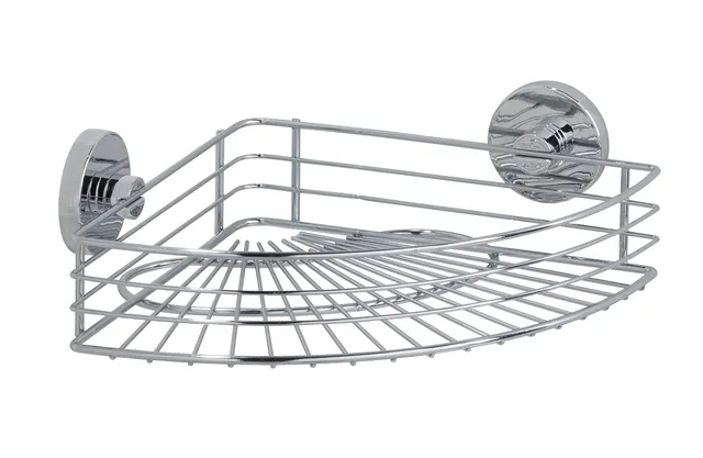 wenko-vacuum-loc-eckablage-bari-wandregal-ohne-bohren-verchromt-35-x-9-x-22-5-cm image 1