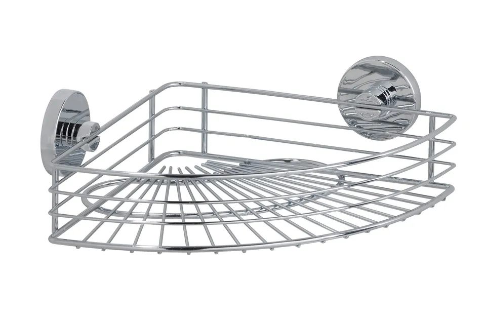 wenko-vacuum-loc-eckablage-bari-wandregal-ohne-bohren-verchromt-35-x-9-x-22-5-cm image 1