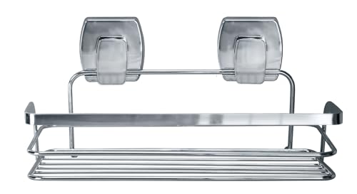 kleine-wolke-levana-korb-rechteckig-wandkorb-mit-vakuum-saugnapf-in-silber image 8