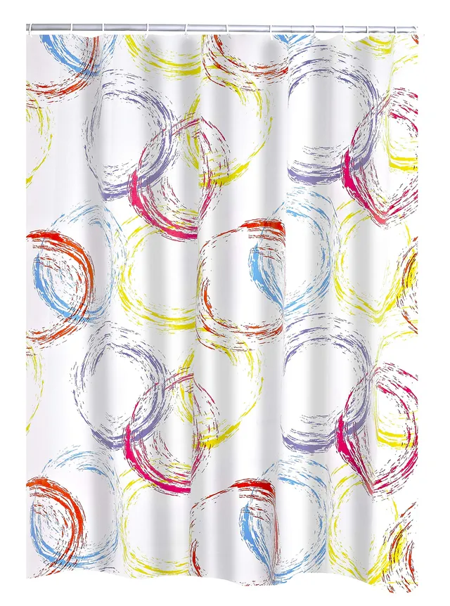 ridder-folien-duschvorhang-party-multicolor-180-x-200-cm-peva image 1