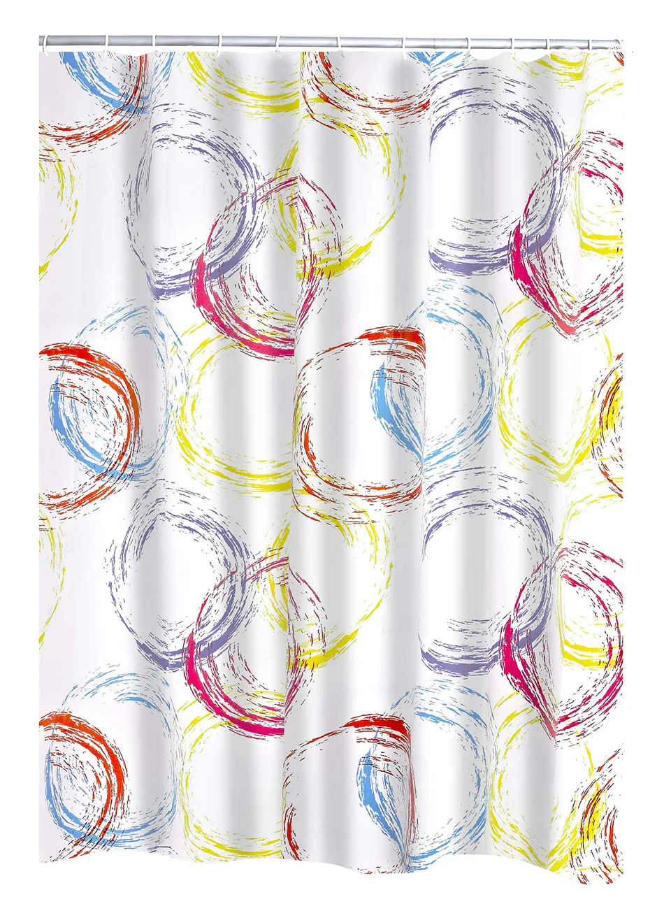 ridder-folien-duschvorhang-party-multicolor-180-x-200-cm-peva image 1