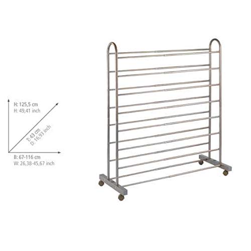 wenko-schuhregal-giant-ausziehbar-67-116-cm-braun-42-paar-mit-rollen image 6