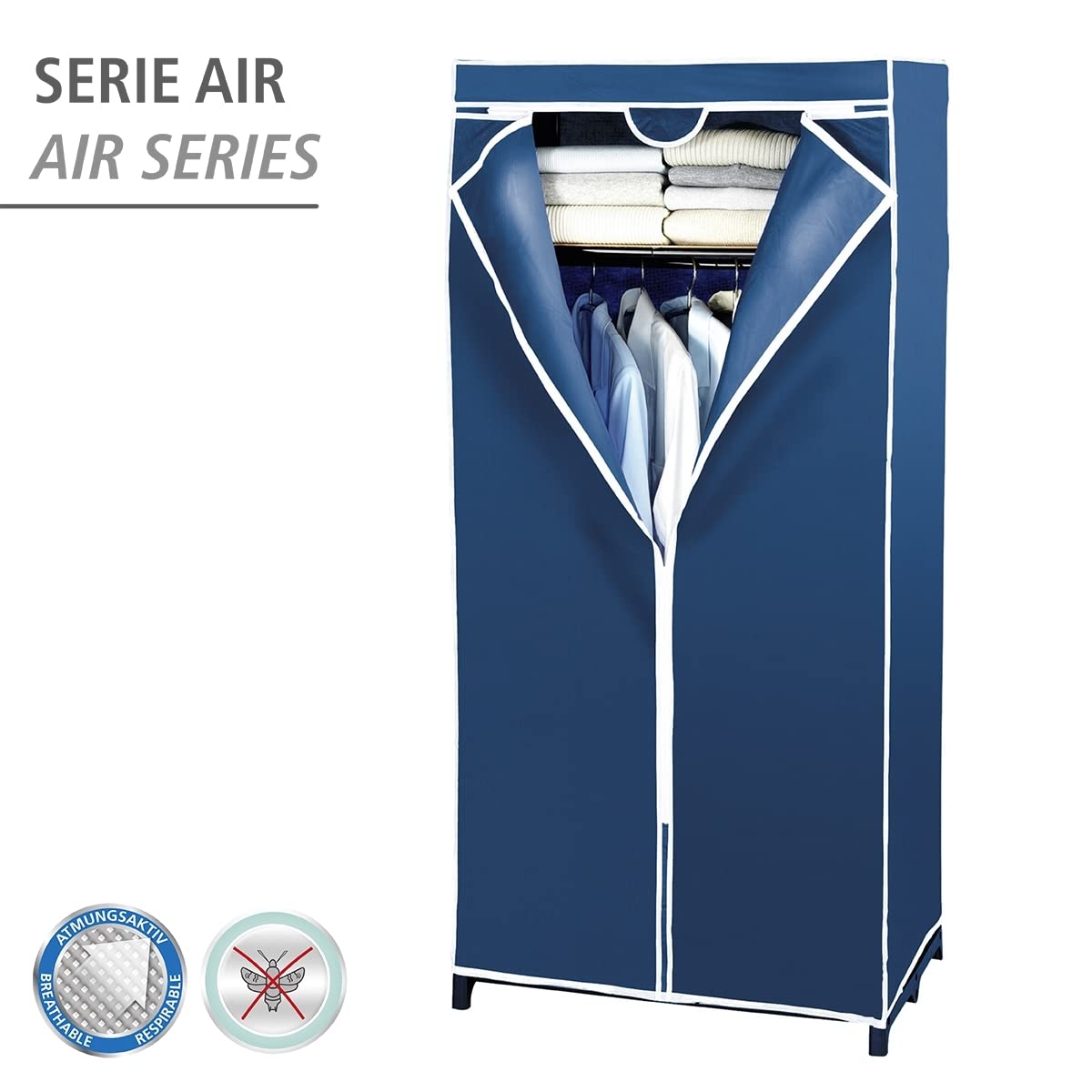 wenko-air-stoff-kleiderschrank-75x160x50-cm-navy image 2