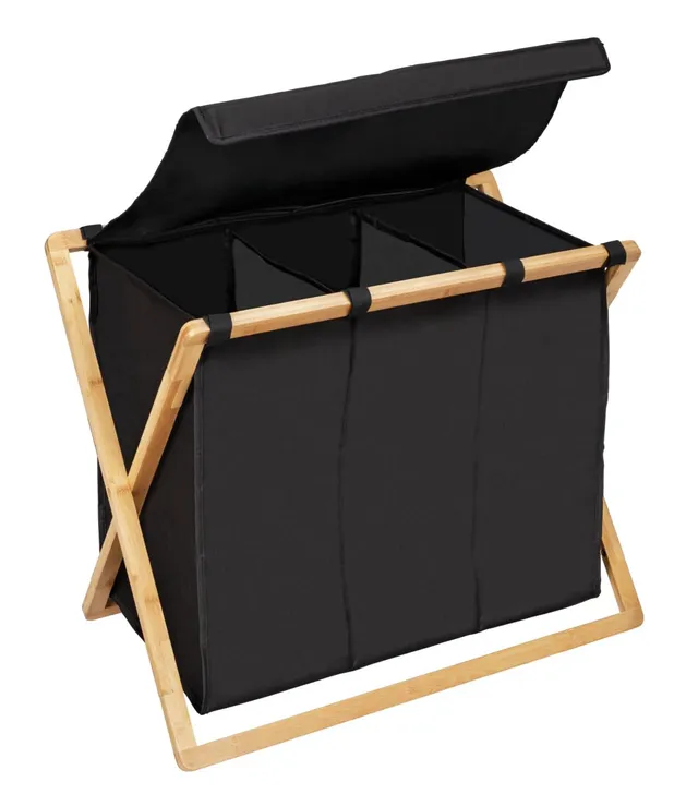 wenko-ecori-trio-w-schesammler-3x31-liter-bambus-natur-schwarz image 1