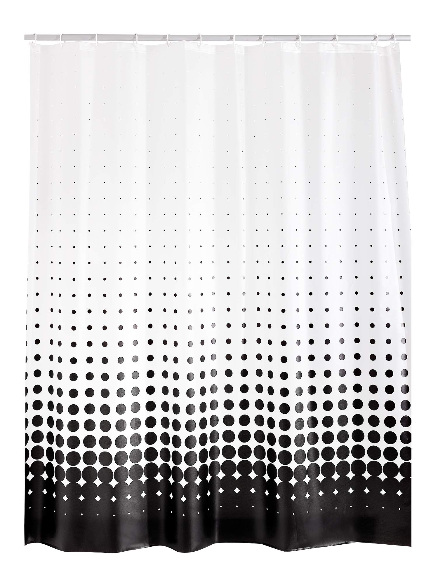 ridder-blacky-folien-duschvorhang-240x180-cm-semitransparent-inkl-ringe image 1