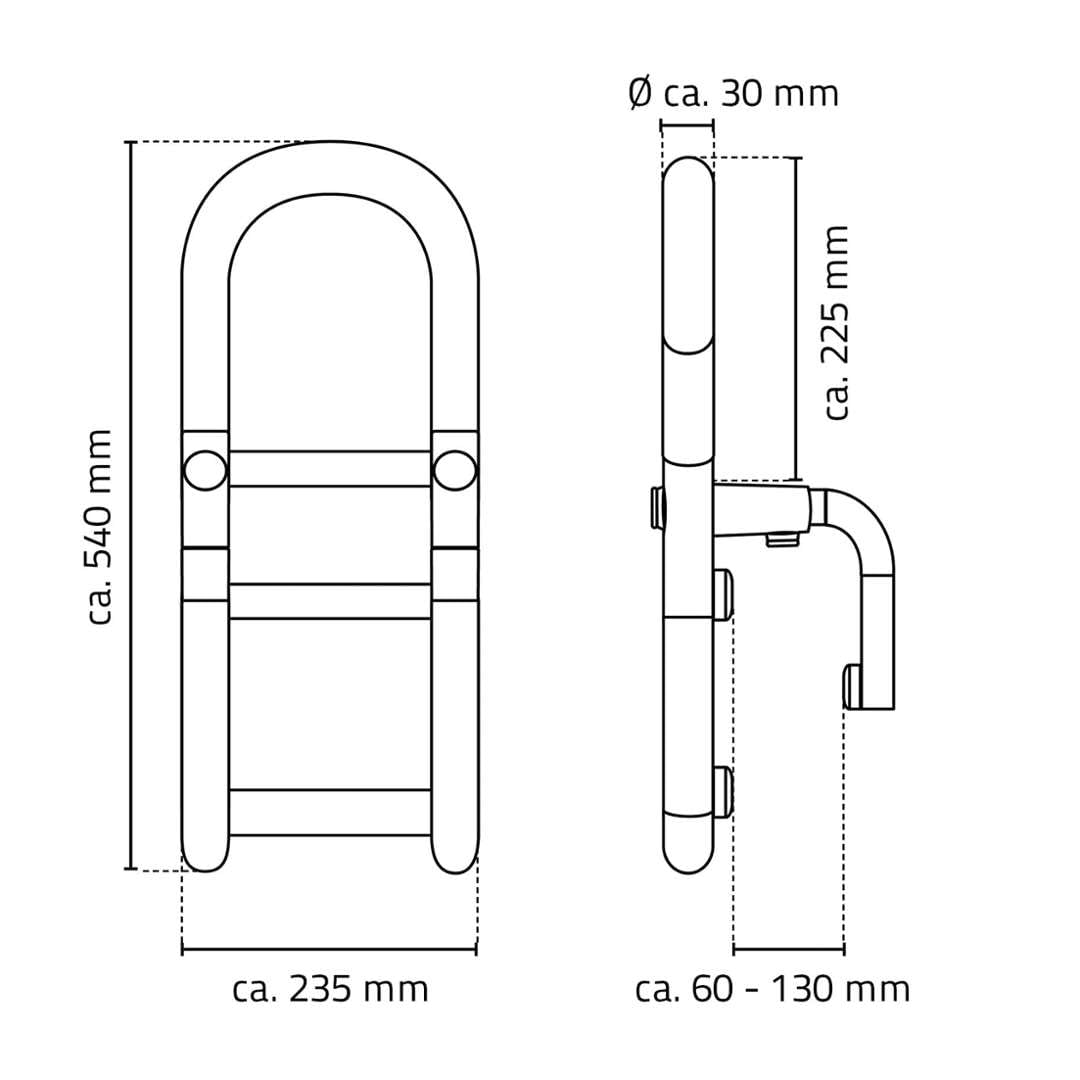 ridder-assistent-sam-badewannen-einstiegshilfe-aluminium image 2