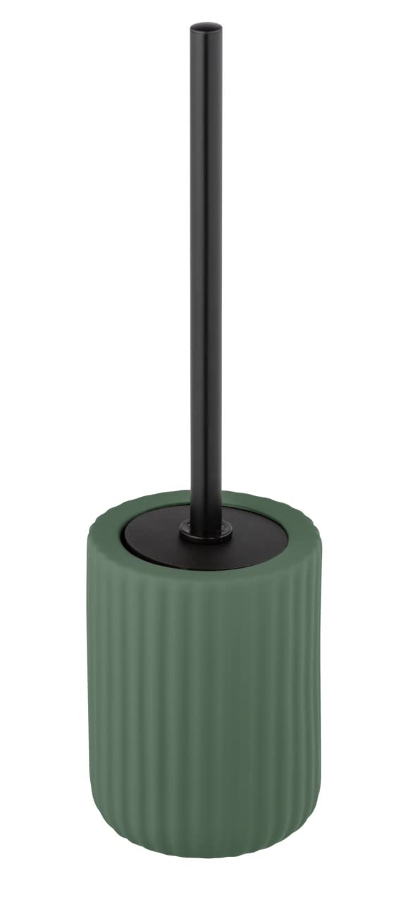 wenko-wc-garnitur-belluno-keramik-toilettenb-rstenhalter-11-5-x-42-cm-gr-n-schwa image 1