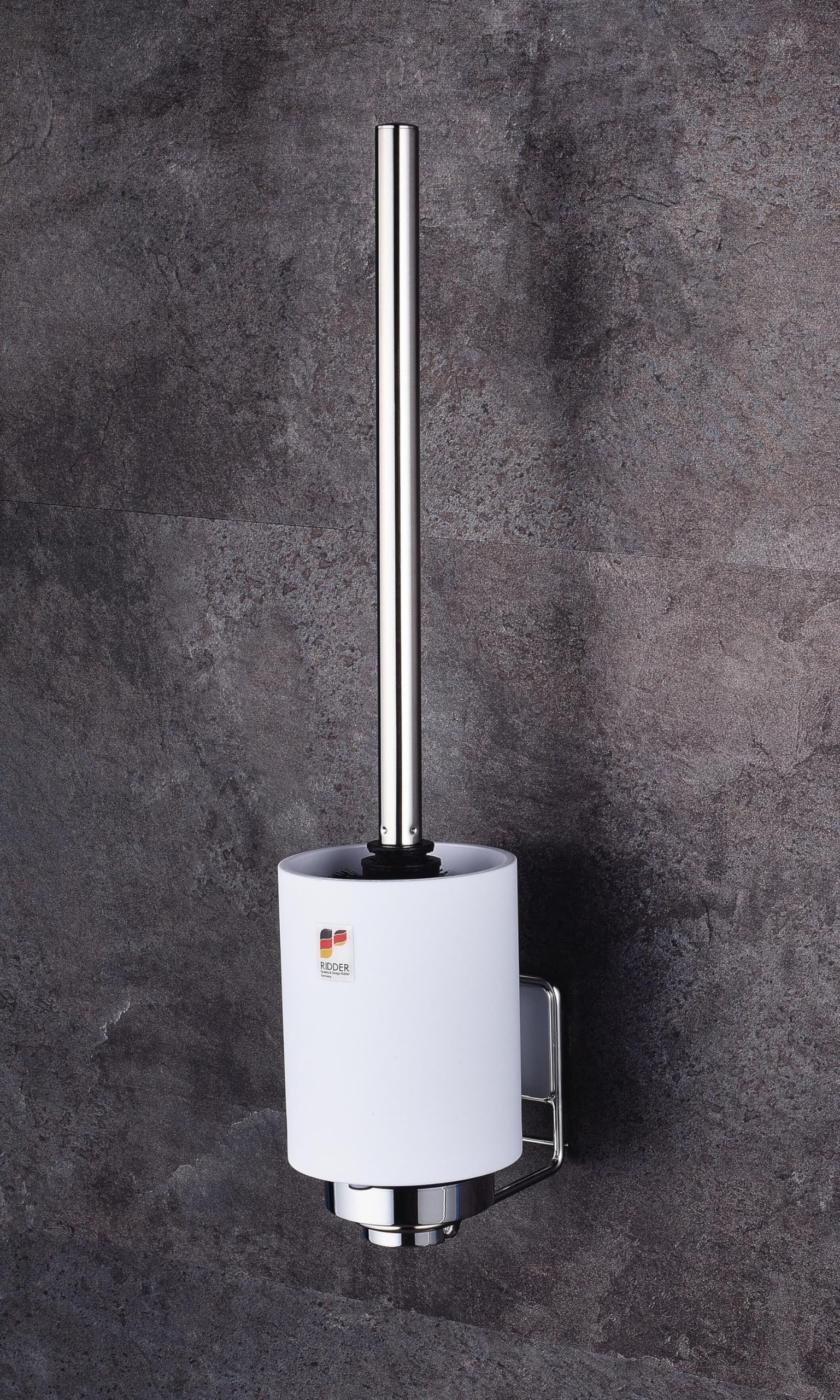ridder-invisible-wandhalterung-chrom-111-x-87-x-66-mm-mit-vakuum-sauger image 2
