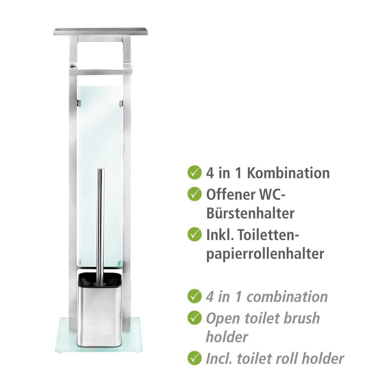 wenko-stand-wc-garnitur-debar-edelstahl-matt-mit-ablage-21-x-70-5-x-18-cm image 3