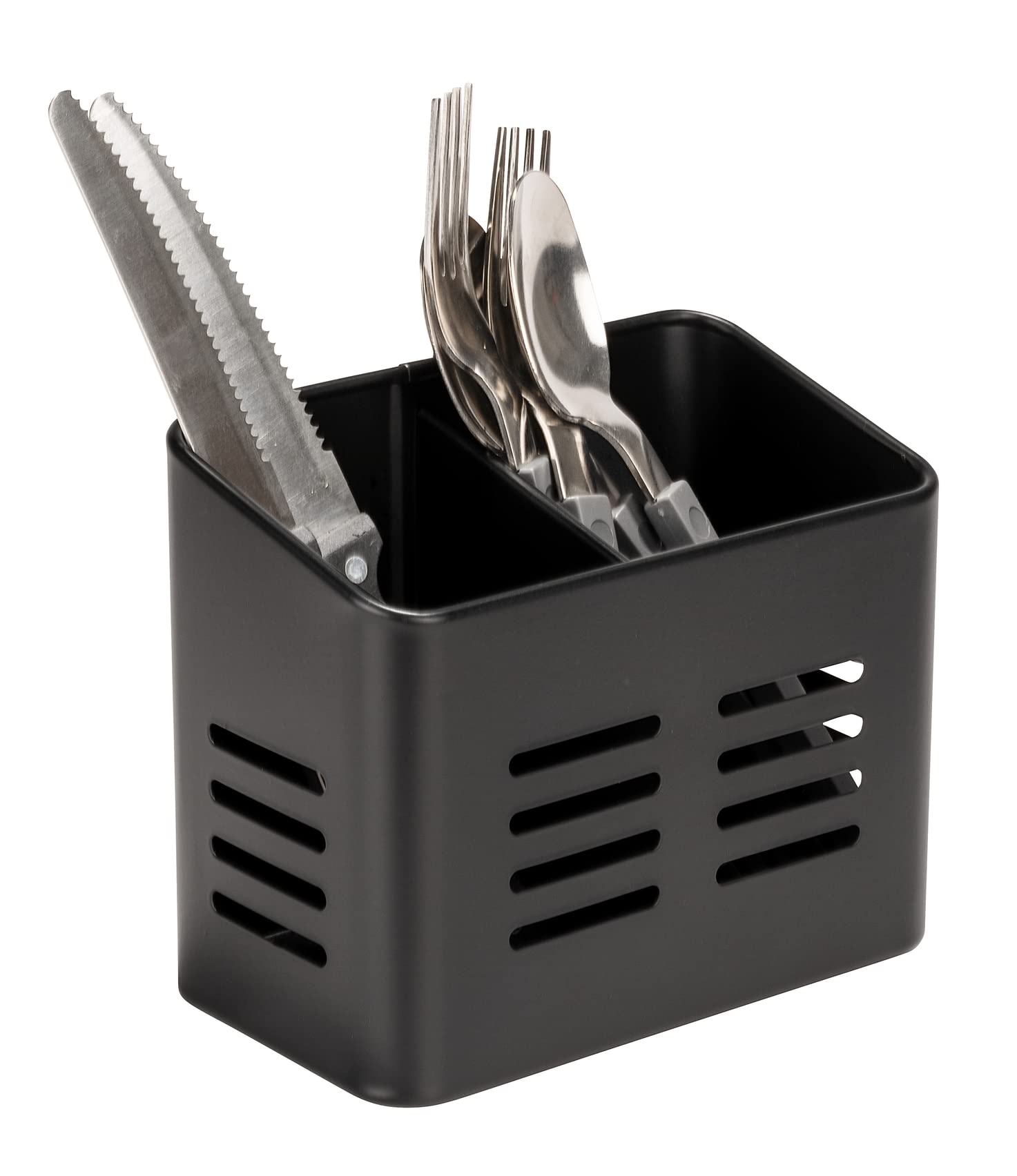 wenko-baco-besteckkorb-black-outdoor-kitchen-metall-schwarz-16-x-13-5-x-9-cm image 7