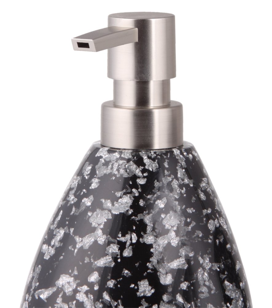 sanilo-badezimmer-set-glitzer-schwarz-seifenspender-wc-b-rste-freistehend image 4