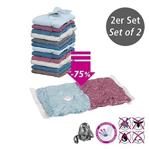 wenko-vakuum-beutel-2er-set-55-x-90-cm-transparent image 3