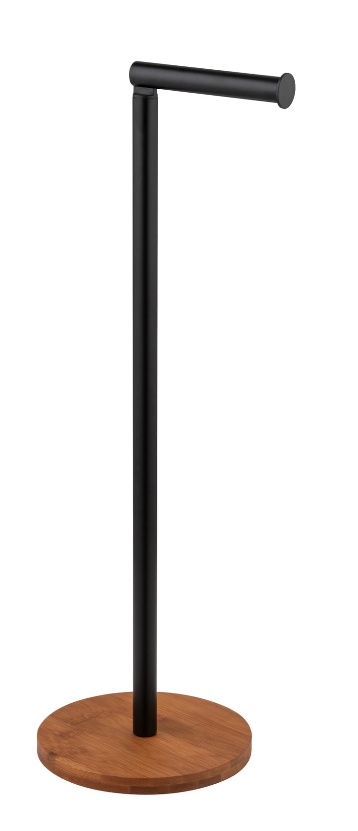 wenko-stand-toilettenpapierhalter-2-in-1-serro-bambus-schwarz image 4