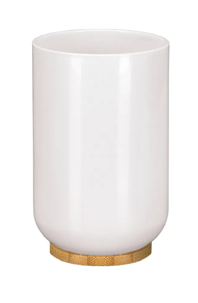 kleine-wolke-timber-tumbler-zahnputzbecher-wei-7-2-x-7-2-x-11-cm image 1