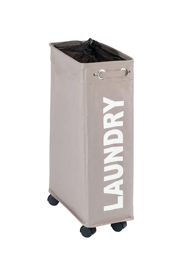 wenko-w-schesammler-corno-taupe-43-l-schmal-mit-rollen image 1