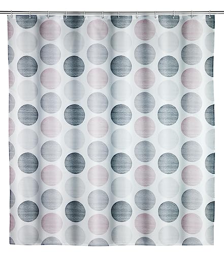 wenko-pastell-dots-duschvorhang-180-x-200-cm-polyester-mehrfarbig-inkl-12-ringe image 6