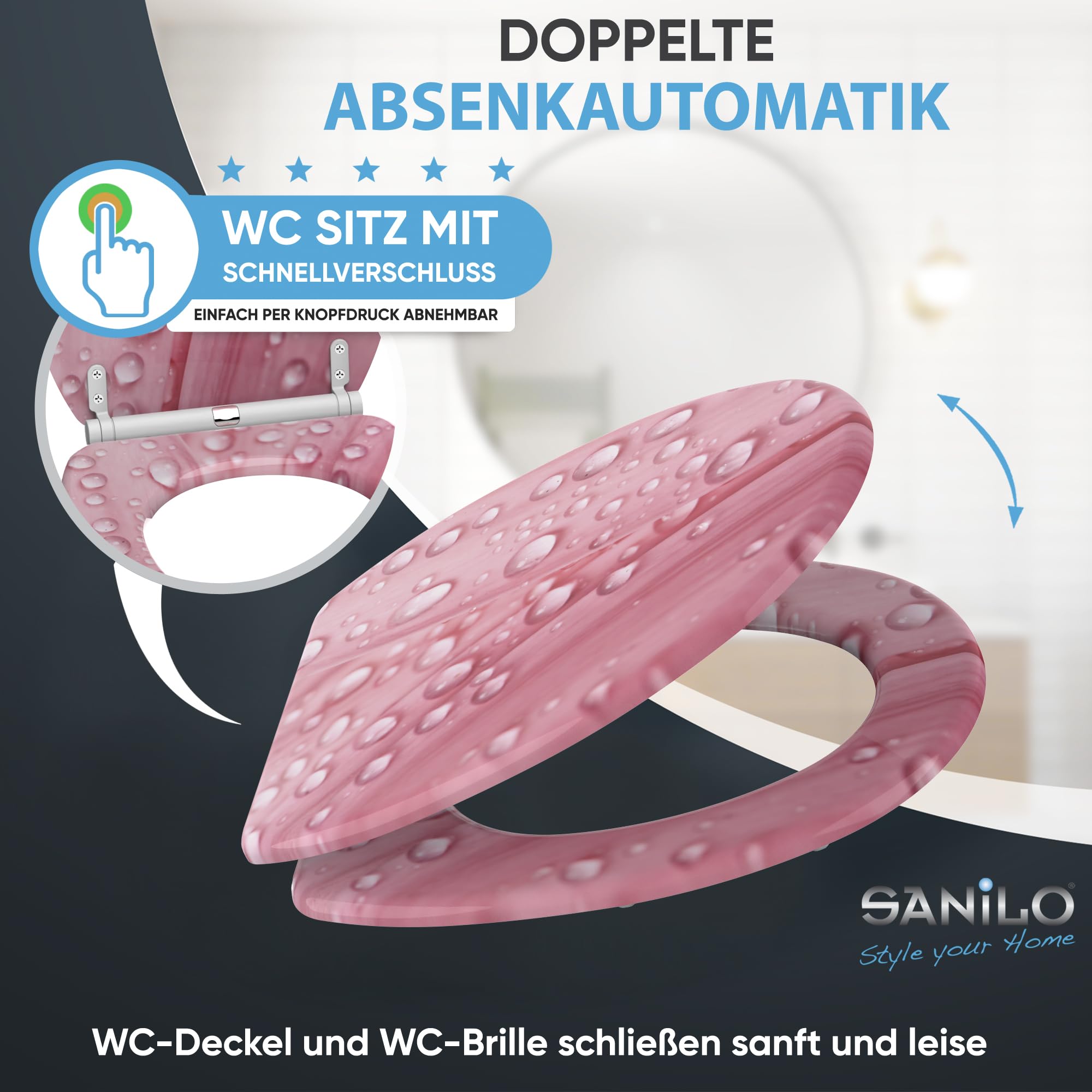 sanilo-wc-sitz-mit-absenkautomatik-quick-release-aus-holz-pink-flower image 3