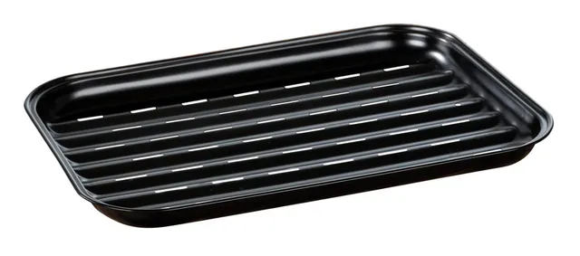 wenko-luca-grillschale-34-5-x-24-5-x-2-5-cm-edelstahl-schwarz-antihaft-bis-220-c image 1