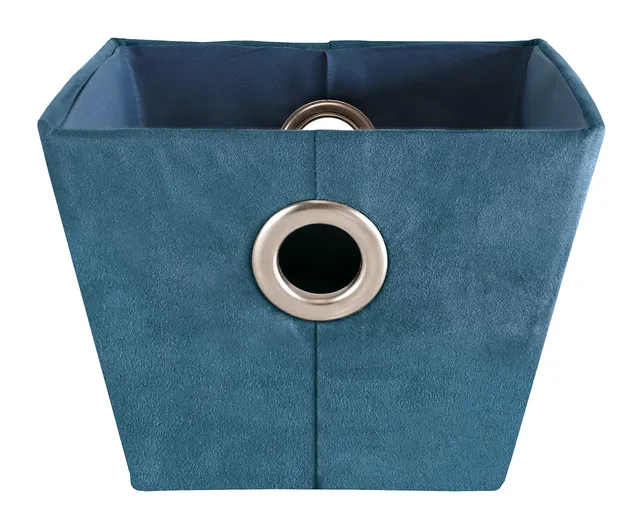 kleine-wolke-suede-aufbewahrungskorb-m-27-x-20-x-15-cm-mare-blau image 1