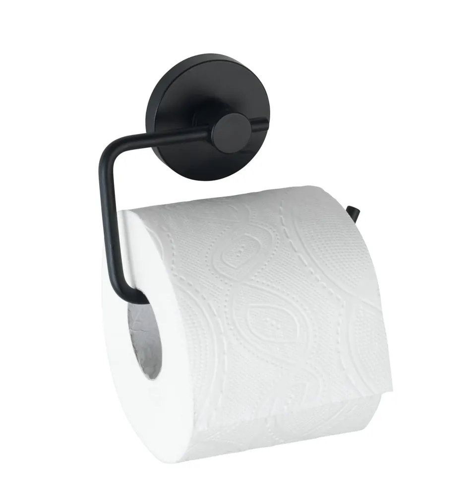 wenko-toilettenpapierhalter-milazzo-vacuum-loc-wc-rollenhalter-ohne-bohren-stahl image 1