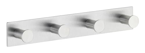 wenko-celano-quadro-hakenleiste-mit-4-haken-edelstahl-matt-25-5x4x3-3-cm image 7