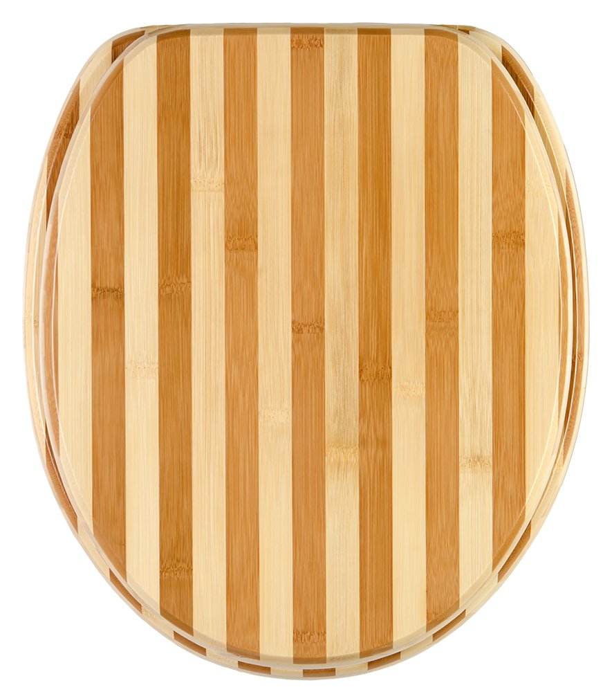 sanilo-wc-sitz-bambus-gestreift-mit-absenkautomatik-holz-universell image 1