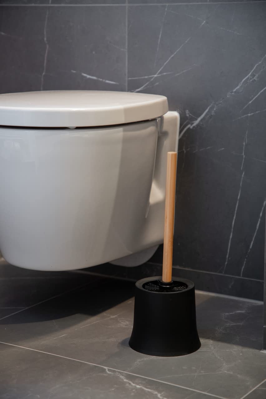 wenko-bambusa-stand-wc-garnitur-schwarz-mit-bambusstiel-14-x-38-cm image 6