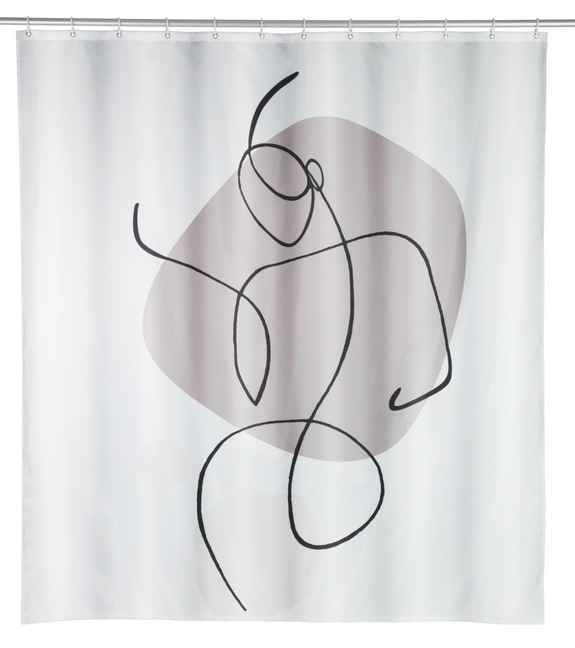 wenko-ladyline-textil-duschvorhang-180x200-cm-mehrfarbig-mit-ringen image 1