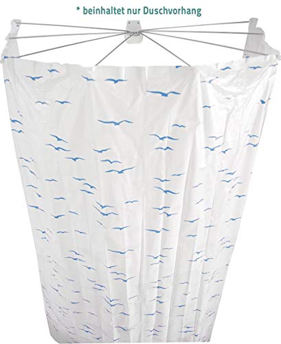 ridder-ombrella-ersatz-folien-duschvorhang-210x170-cm-sylt-blau image 6