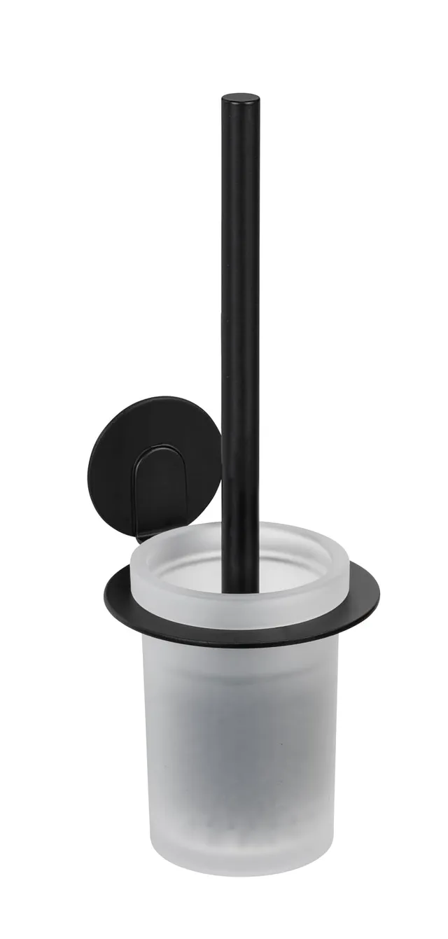 wenko-turbo-loc-bivio-wc-garnitur-black-matt-aus-aluminium-und-glas image 1